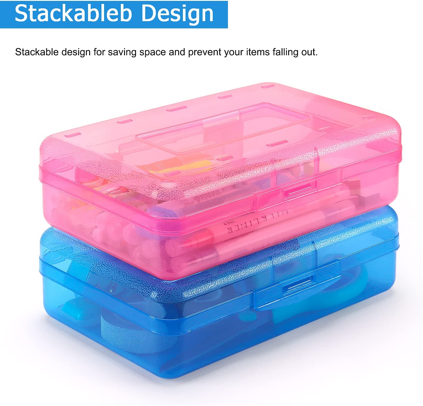 Office supply storage organizer box with airtight lid