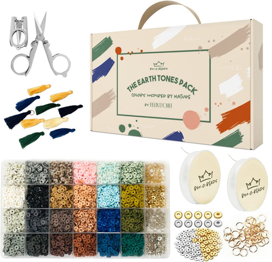 Bead Bracelet Kit, 6000 Pcs, Color: Multicolor