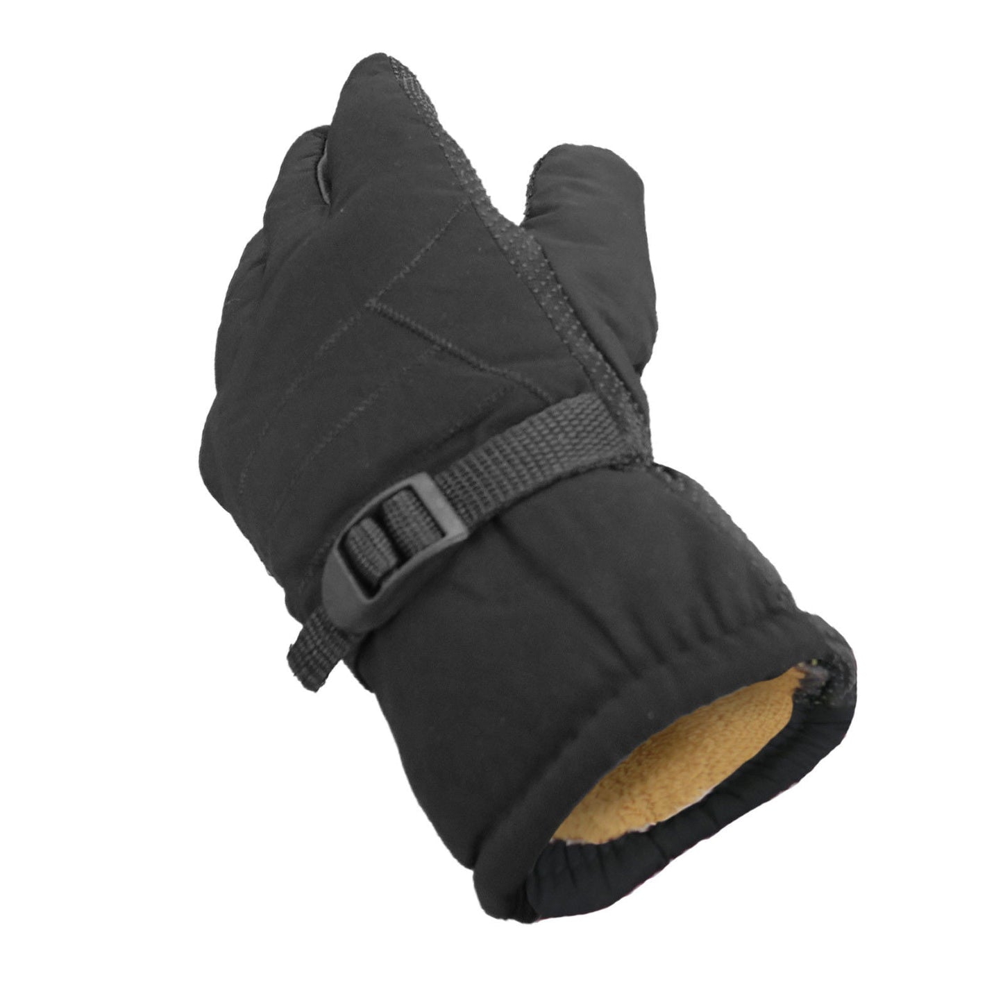 Gloves fully lined with fleece, color: black