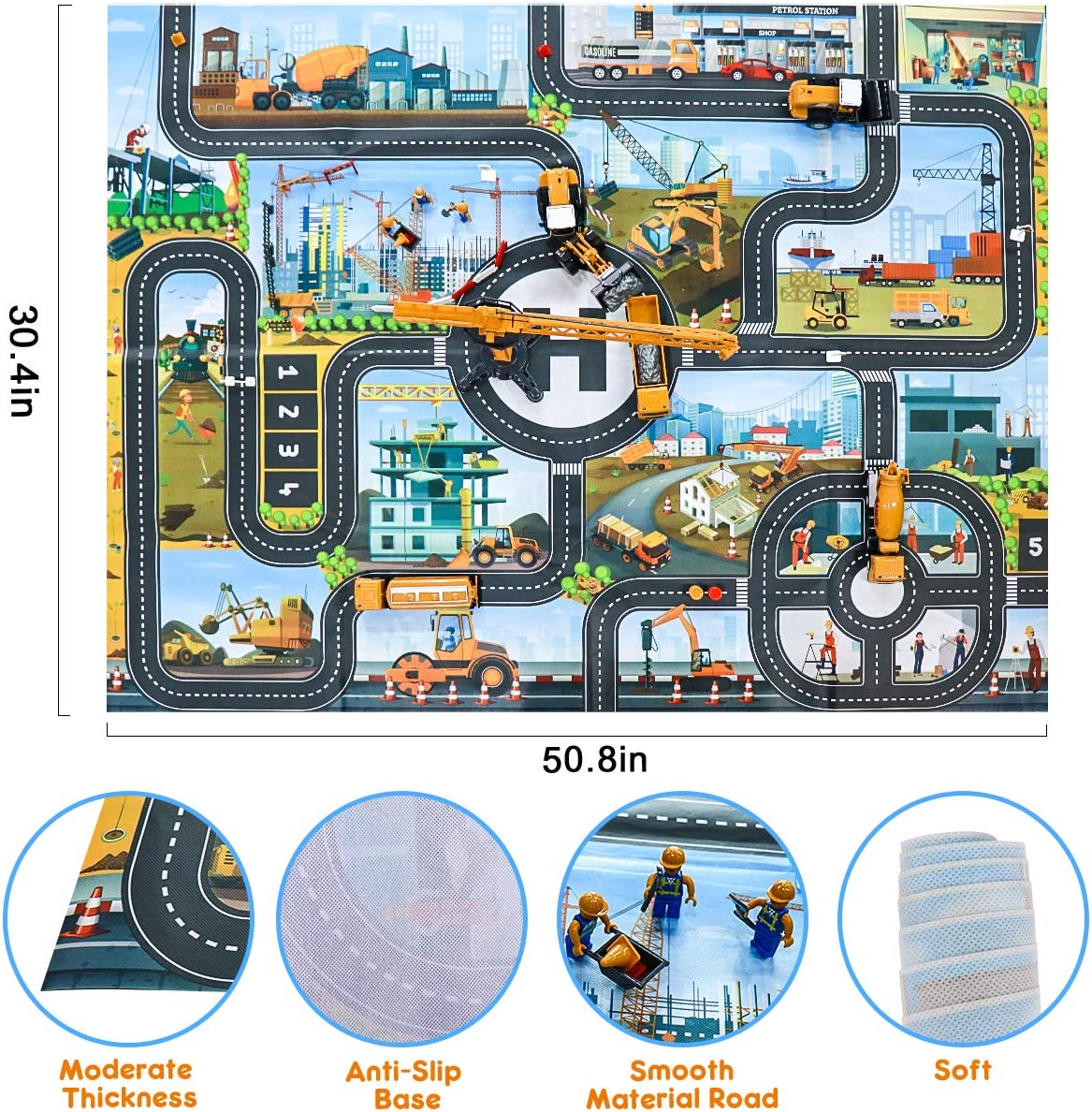 64 pieces of construction vehicles