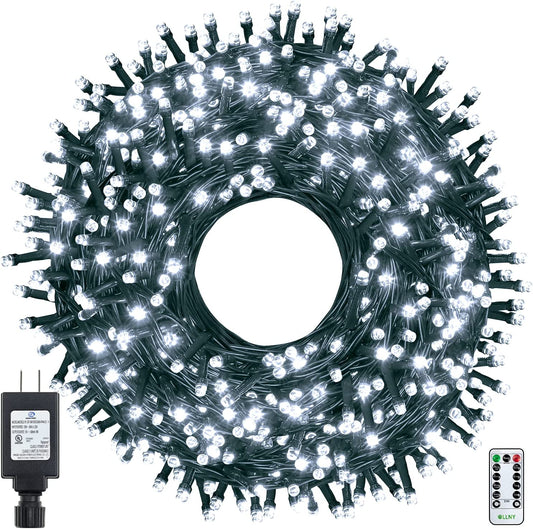 String Lights, 273ft, 800 LEDs, Color: Cool White