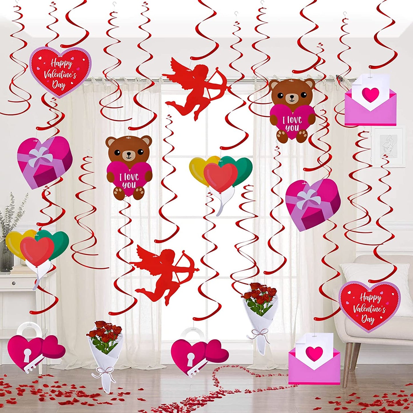 Valentine's Day Decorations, 30 PCS