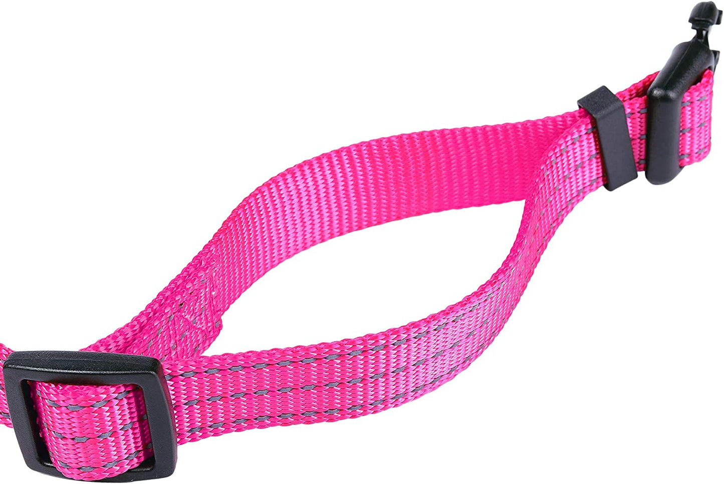 Reflective Pet Collars 2-Pack, Reflective Solid-Lime Green/Pink