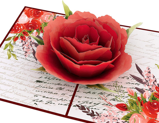 3D Pop Up Valentine's Cards,7x5x0.1 inches,‎7.2x5.2x0.3 inches