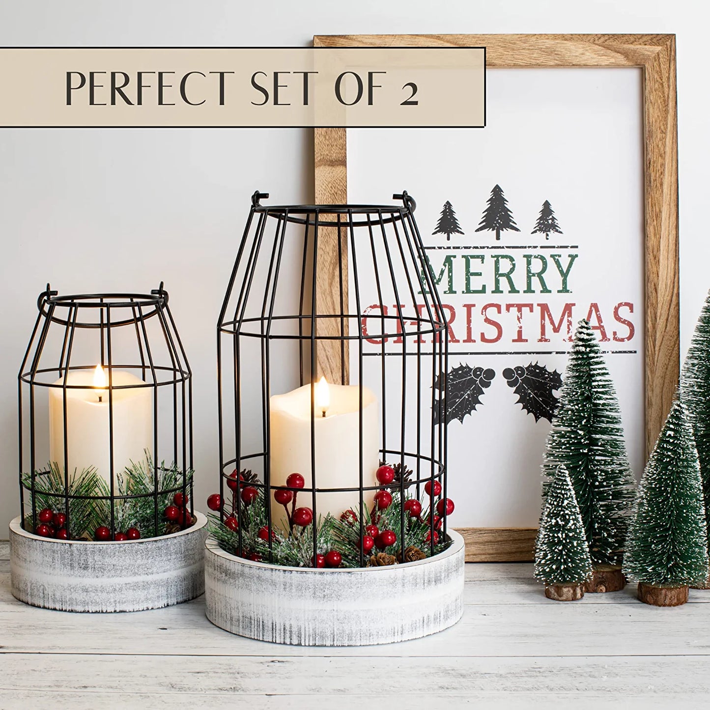 Rustic Farmhouse Lantern Decor