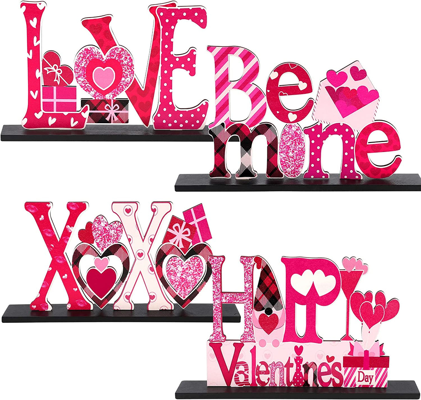 Centerpiece Love Signs, Valentine's Day Decorations