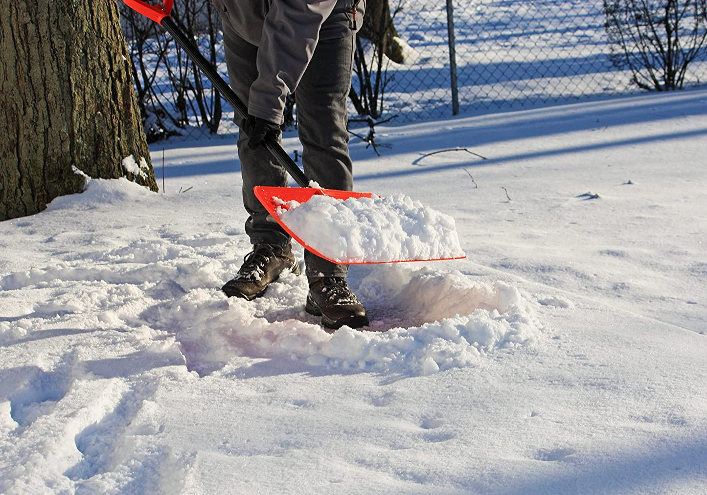 Multi-Purpose Blade Design Snow Shovel