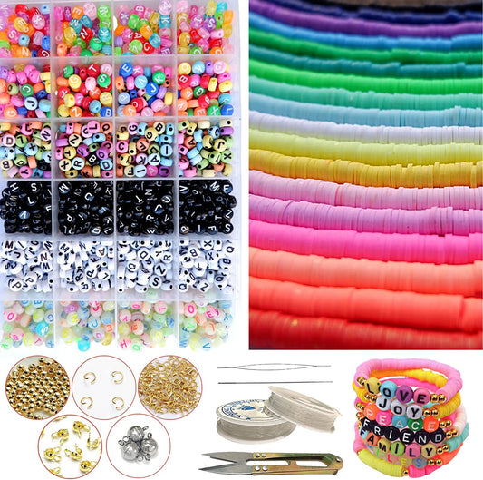 Jewelry Making Kit 10,500PCS, Color: multicolor