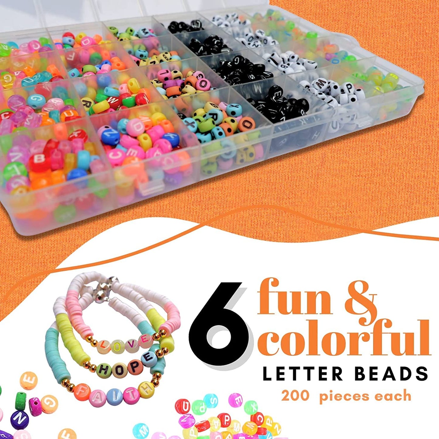 Jewelry Making Kit 10,500PCS, Color: multicolor