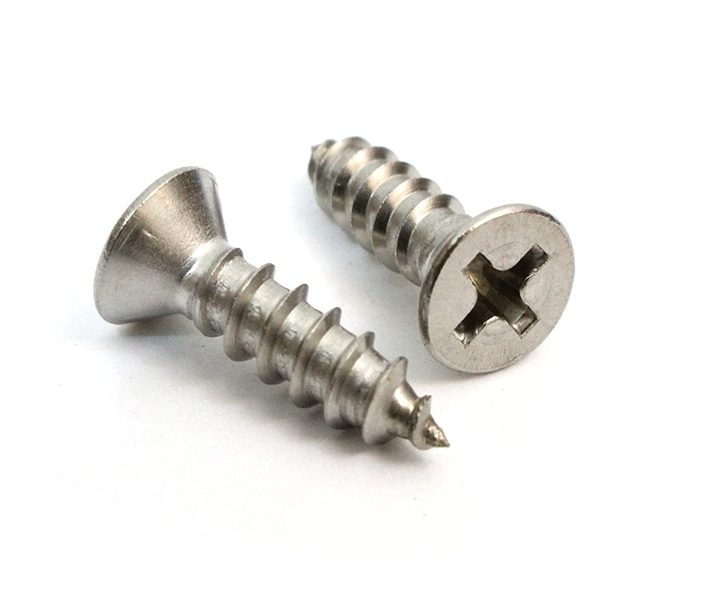 7 X 3/4'', Stainless Flat Head Screw, (100 pc)