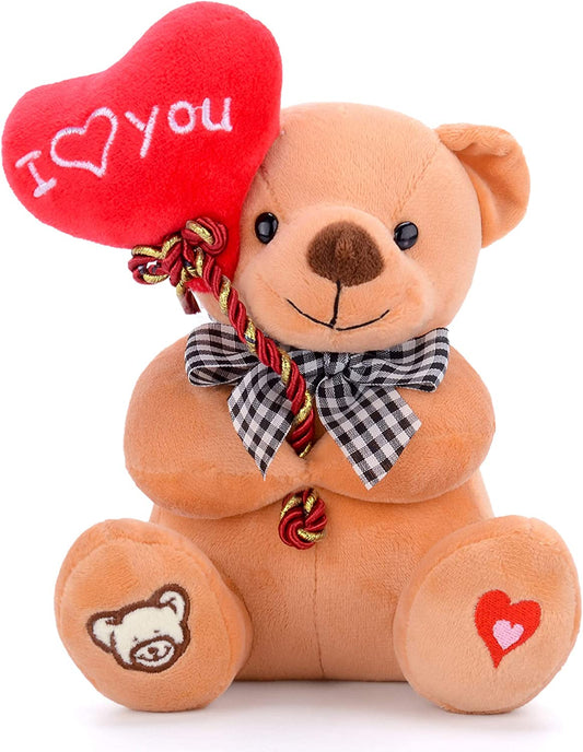 Valentine's Day Animal Teddy Bear 7" (Love You)