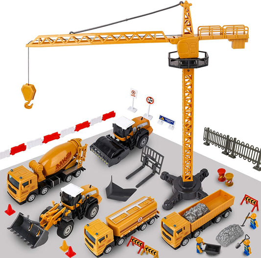 64 pieces of construction vehicles