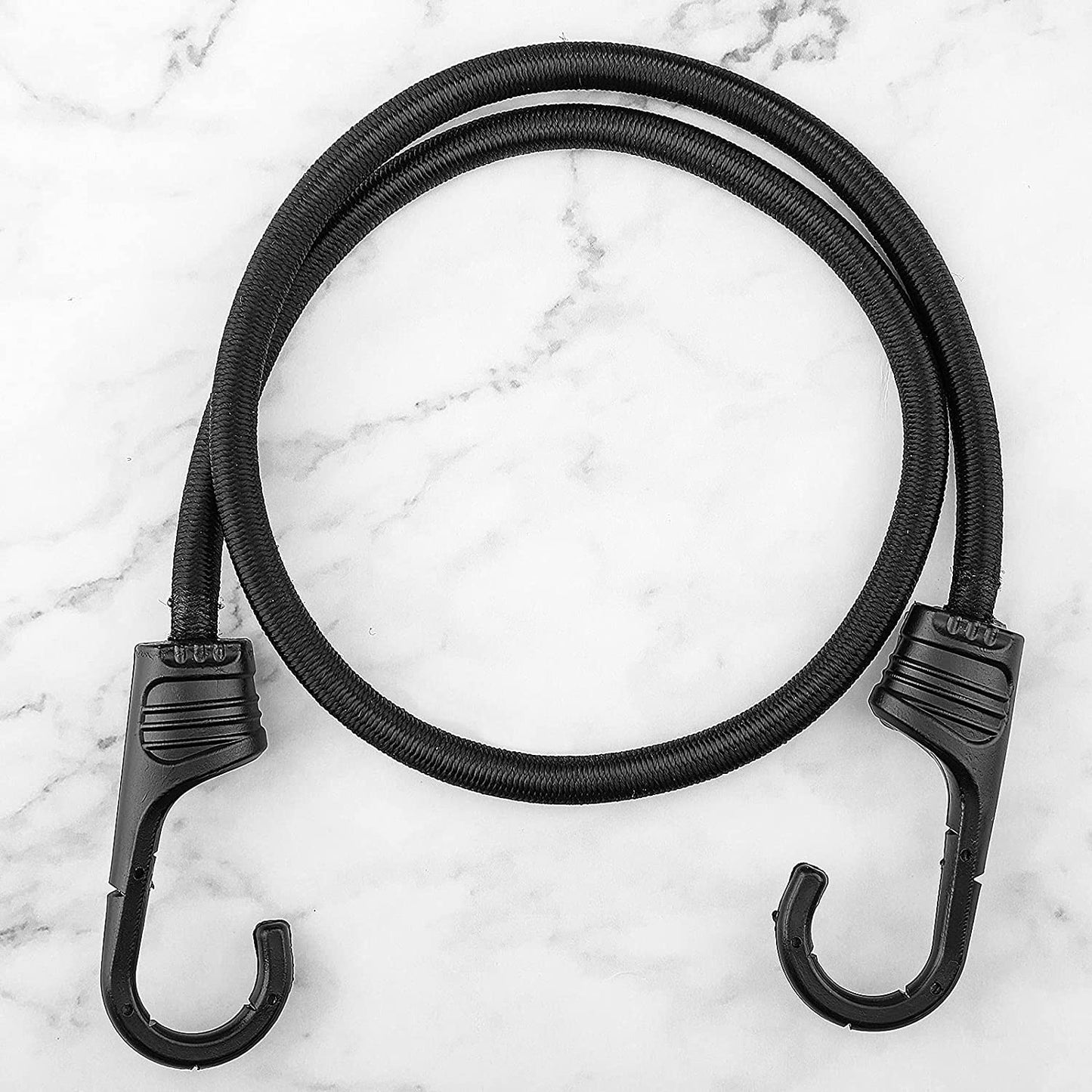 32 inch elastic cords (black) with hooks 2 pieces