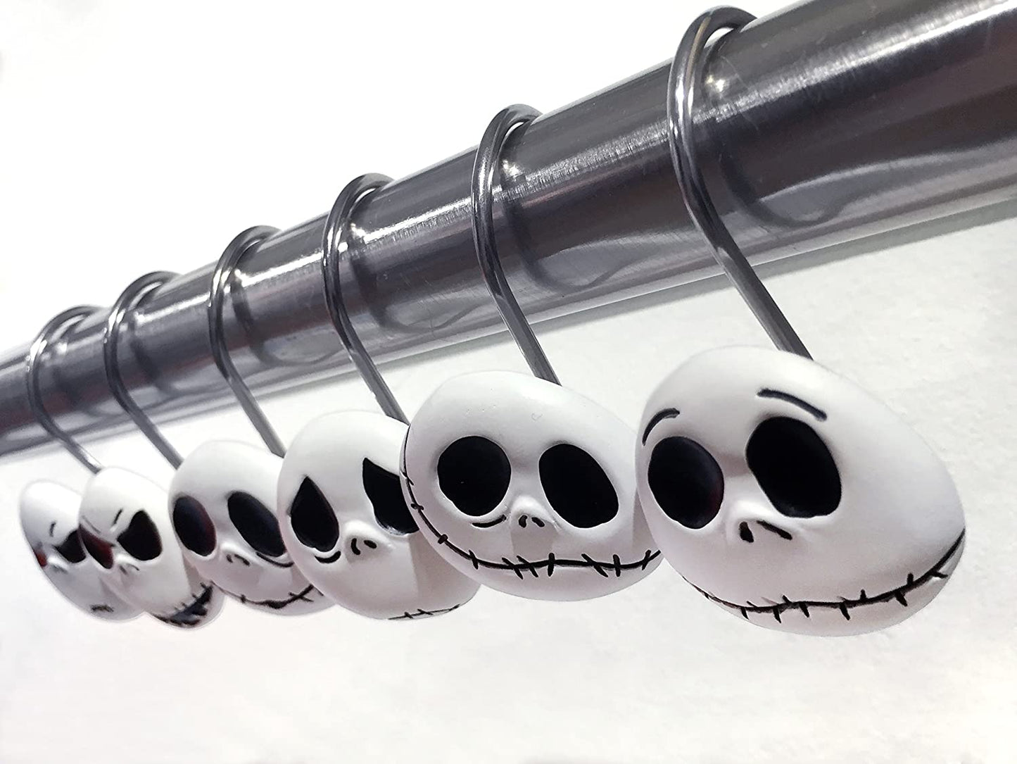 Jack Skellington 12-Piece Shower Curtain Hooks