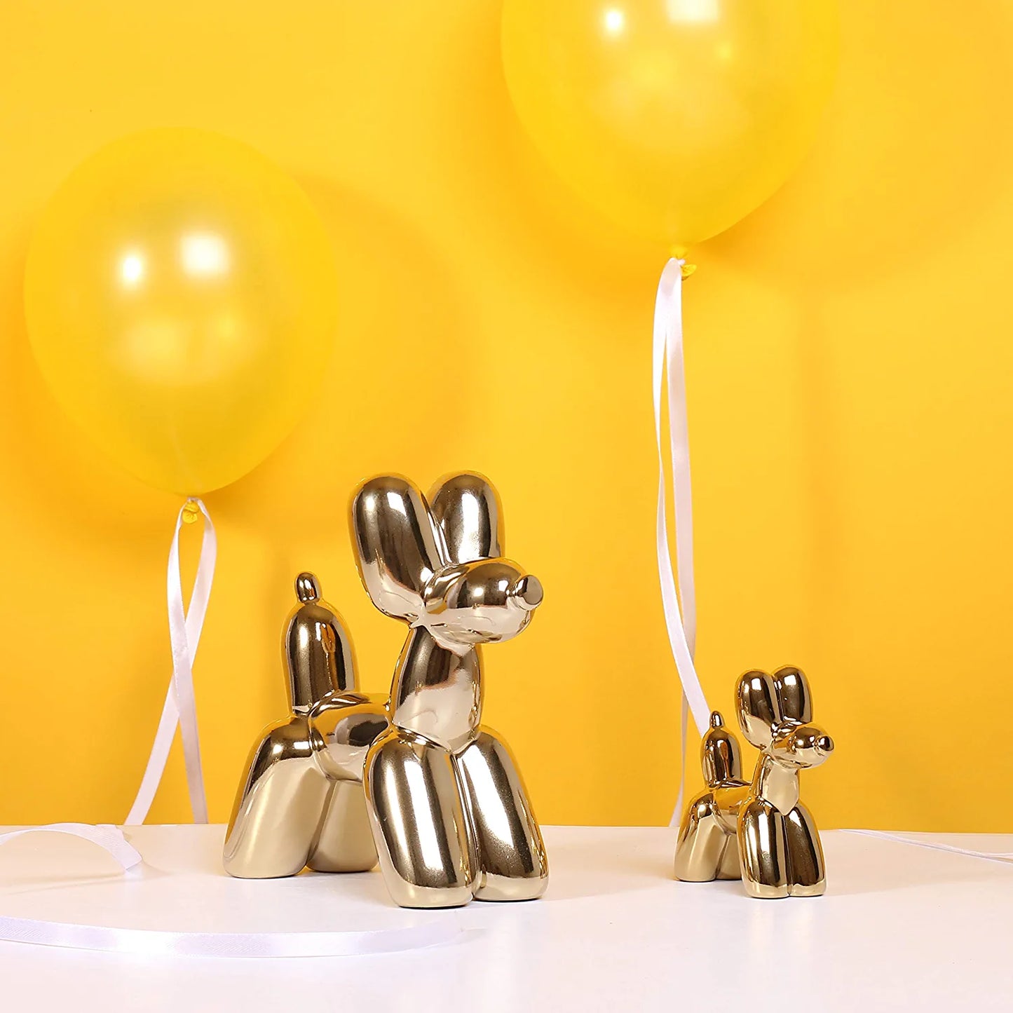 Gold Balloon Figurine (Dog)