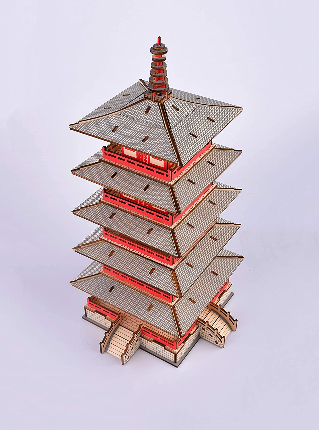 Hanshan Temple 3D Wooden Puzzle (216 Pieces)