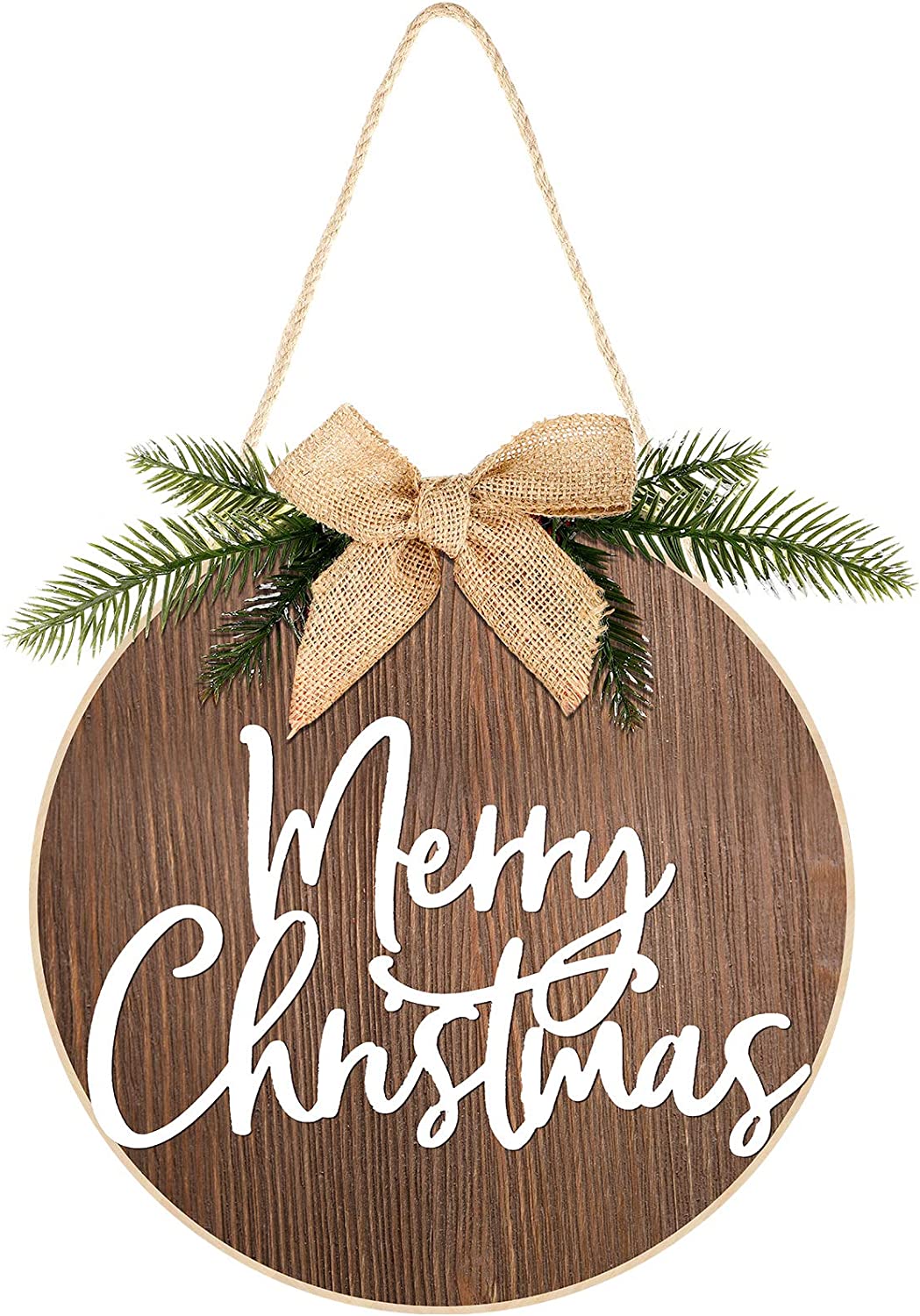 rustic merry christmas sign