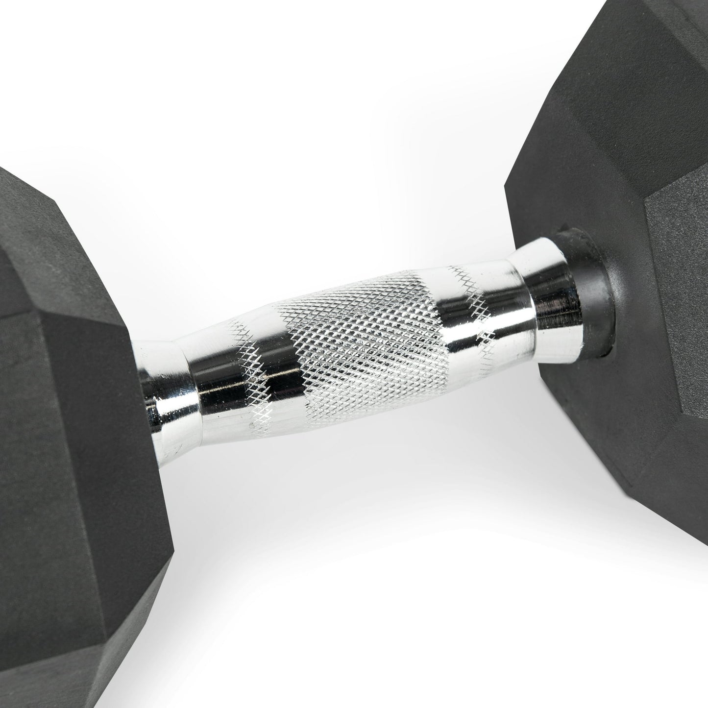 25 lb Rubber Hex Dumbbell, Single