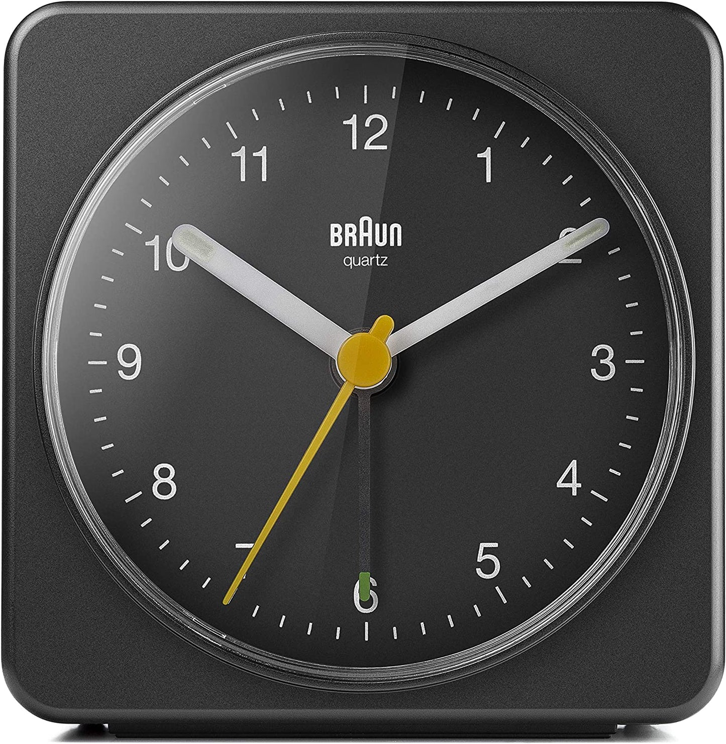 Classic Alarm Clock, Color:Black, 1.26 x 3.07 x 3.07 inches