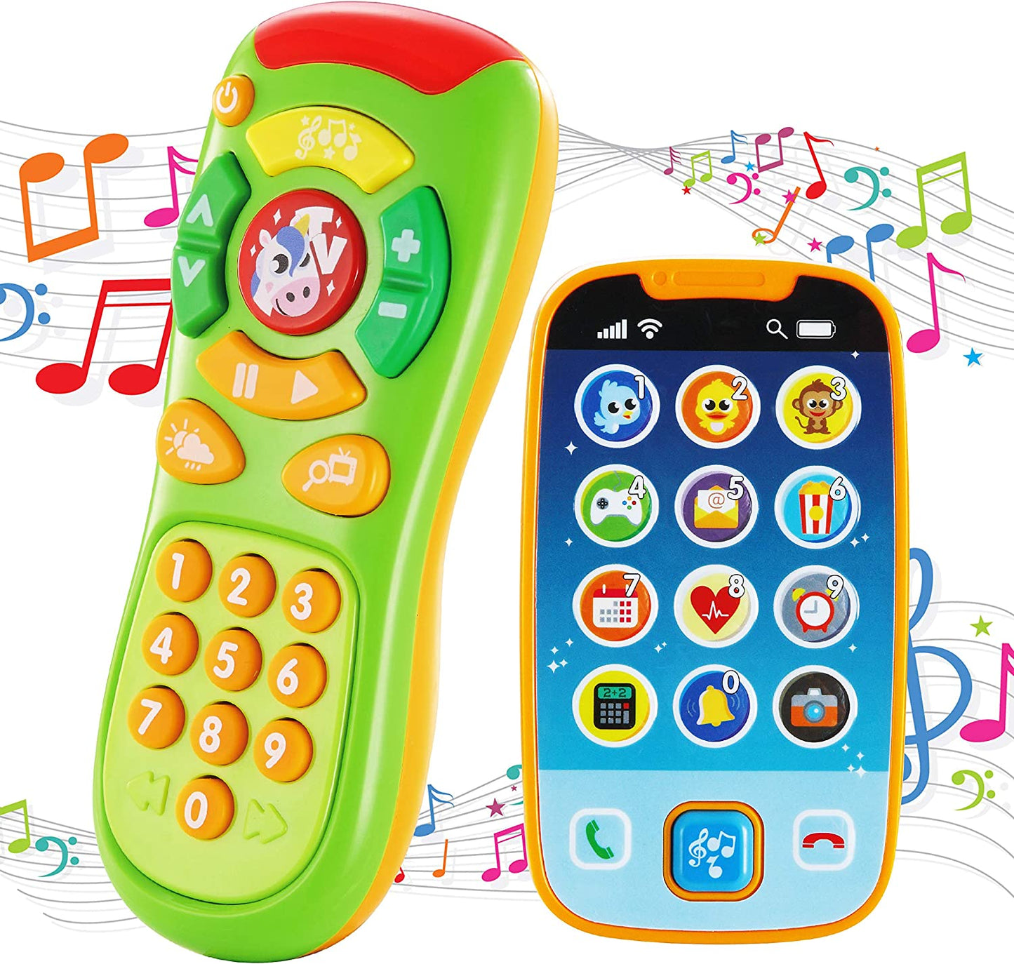 remote control toy and smartphone with music