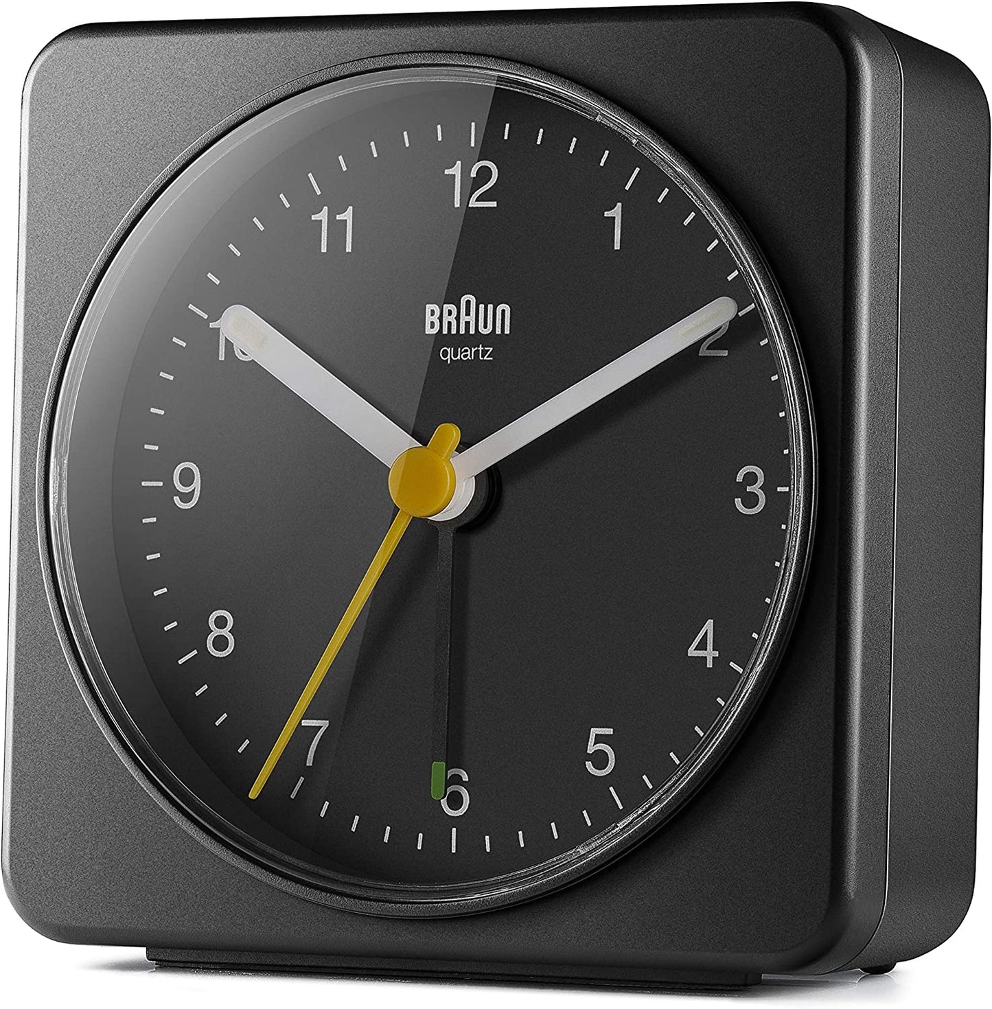 Classic Alarm Clock, Color:Black, 1.26 x 3.07 x 3.07 inches