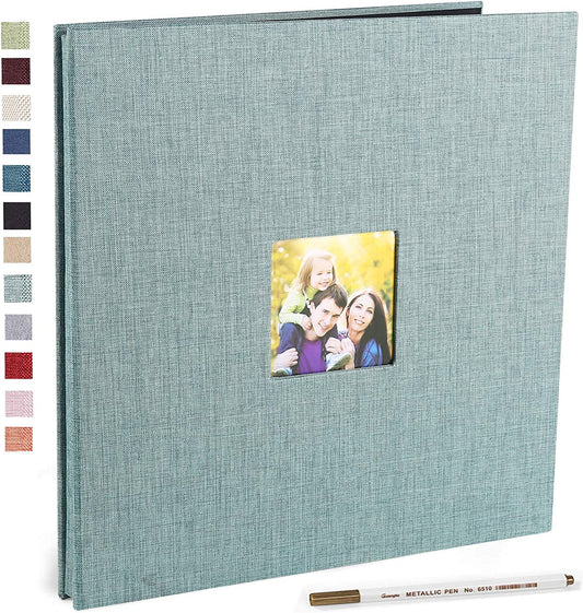 Large Self-Adhesive Photo Album 40 Pages, Turquoise