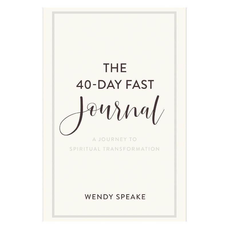 The 40-Day Fast Journal, Paperback