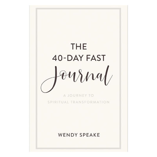 The 40-Day Fast Journal, Paperback