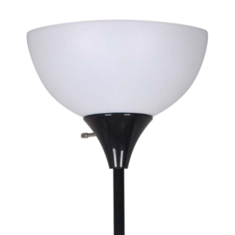 Black Modern Light Floor Lamp, 72"