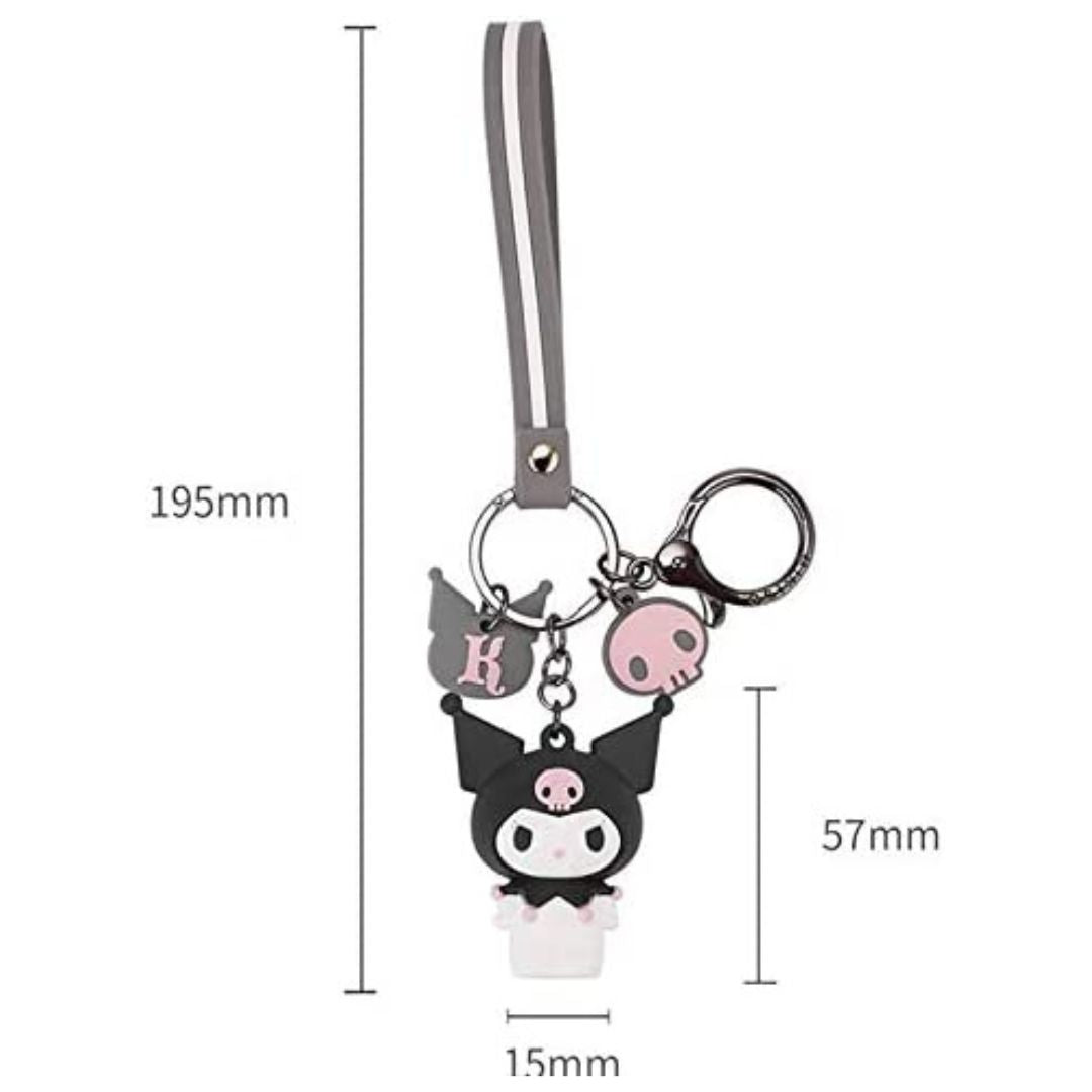 Collectible cartoon keychain, Color: Kuromi