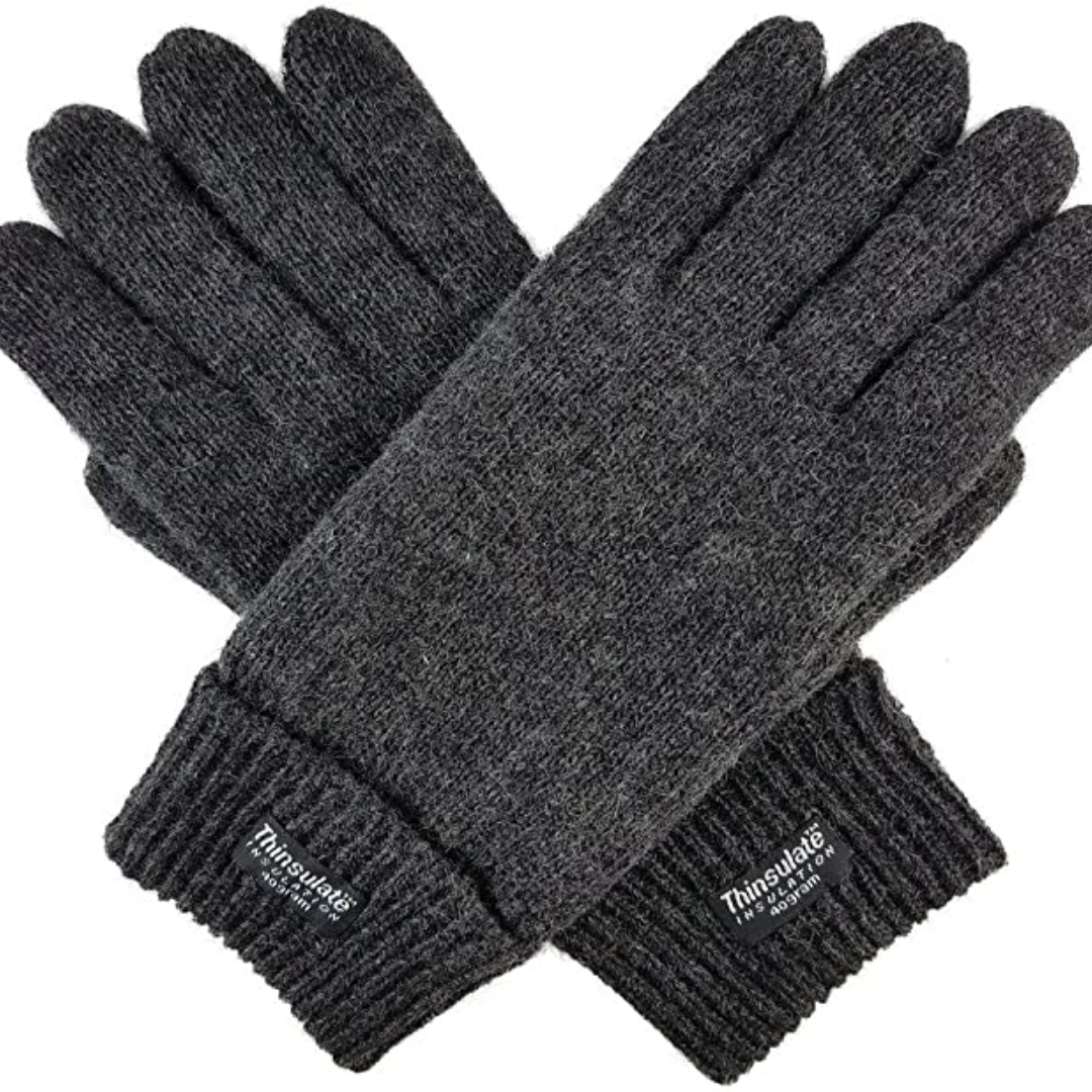 Pure wool lined gloves