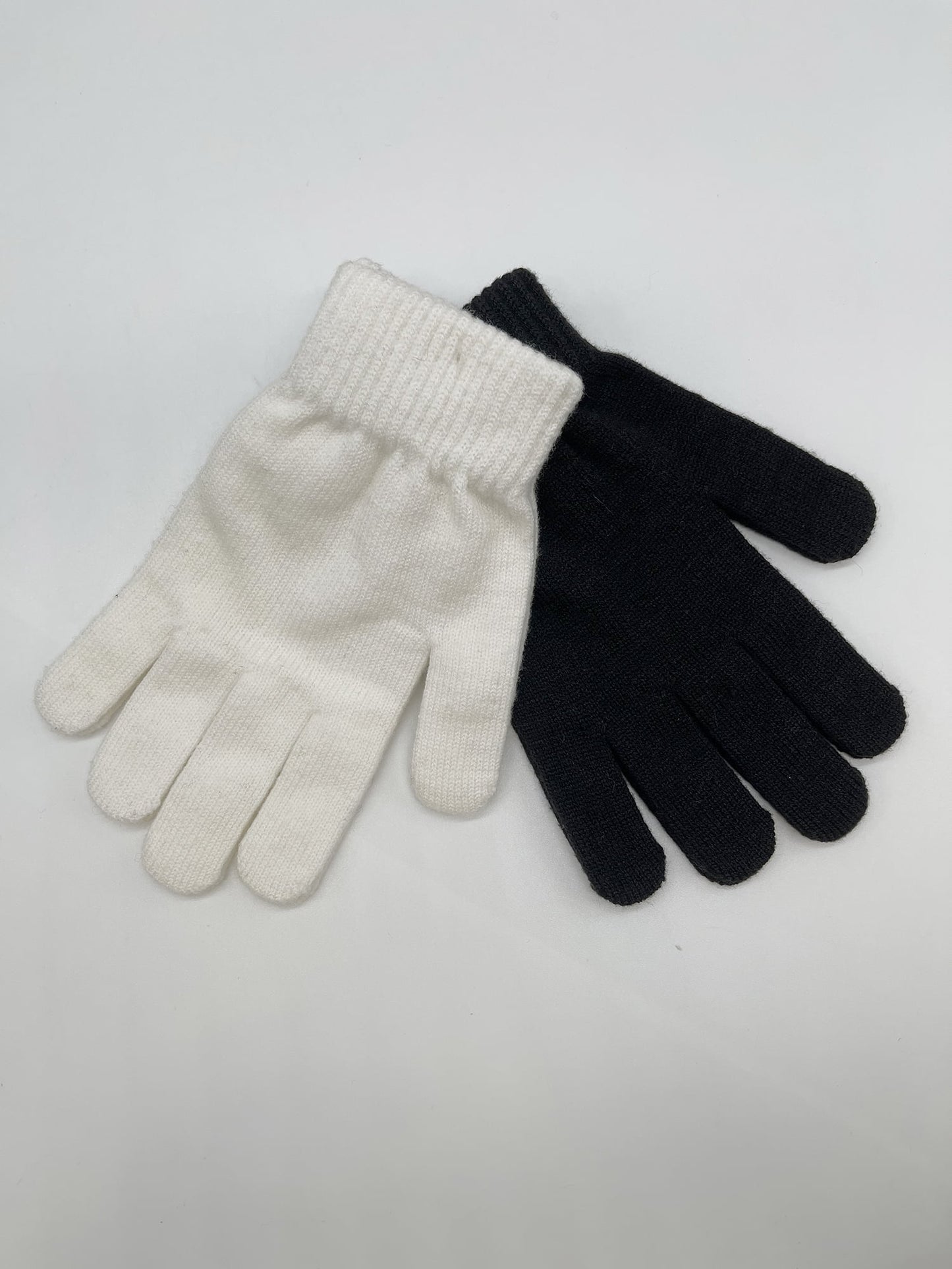 Pack of 2 Gloves, Color: Black/White