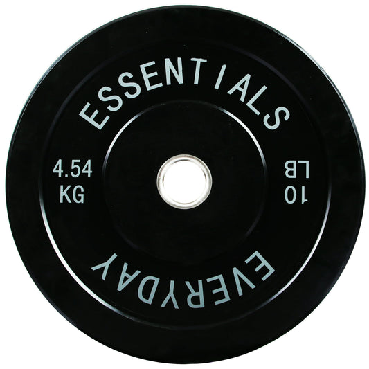 Weight Plate with Steel Cube 10 lbs Single, Color: Black