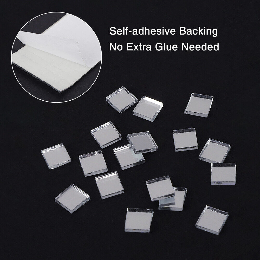 2928x Mini Square Glass Mosaic Mirrors