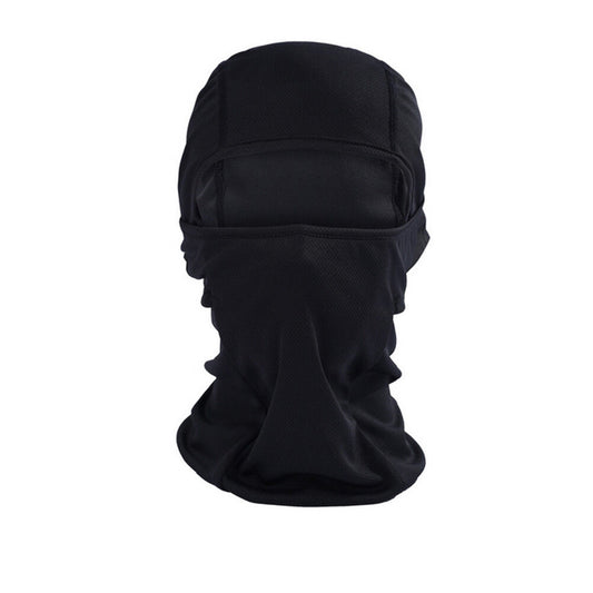 UV Protection Balaclava Face Mask, Color: Black, Qty:2PCS