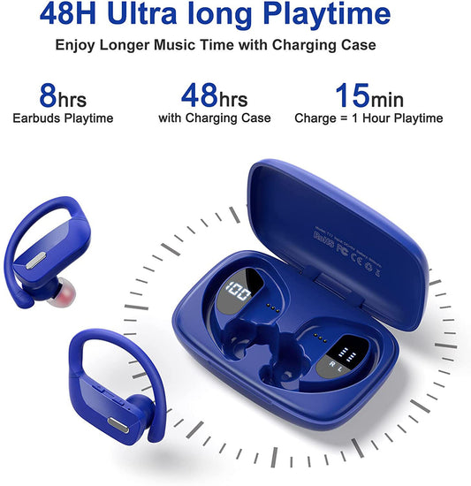 Bluetooth 5.0 Wireless Headphones with Microphone