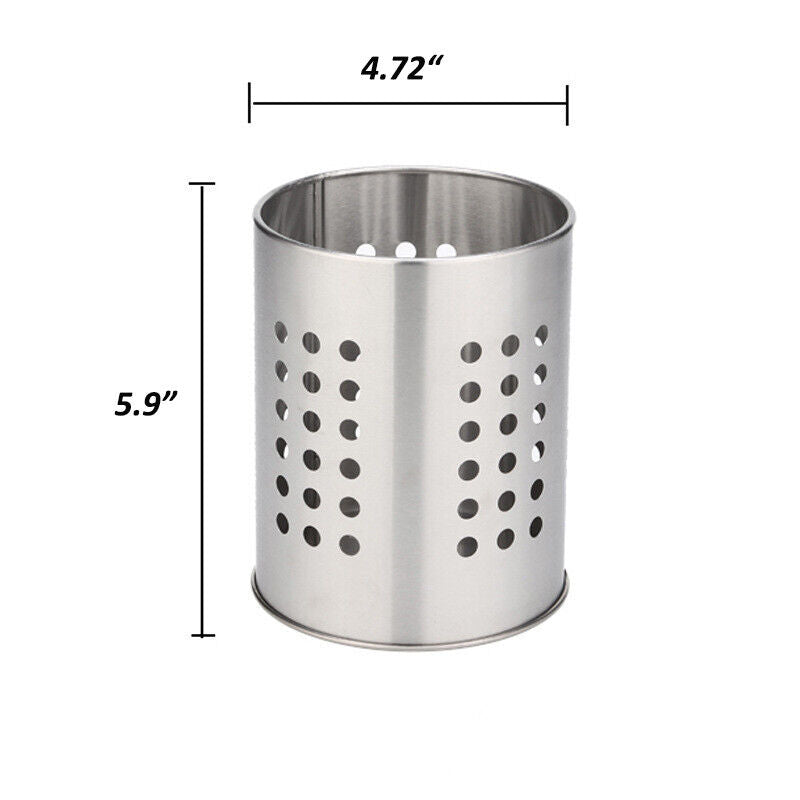 Stainless Steel Kitchen Utensil Organizer Holder