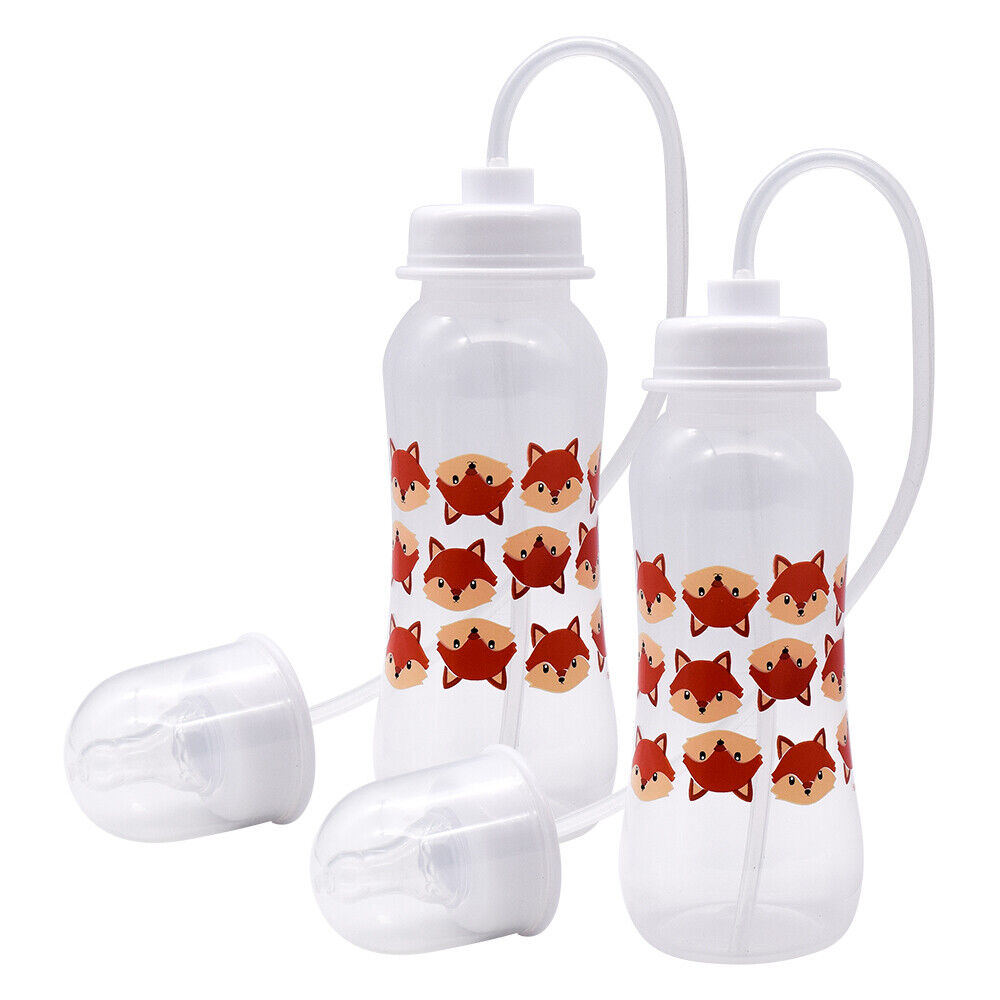 2-Pack 9oz Baby Bottles, Color: Fox