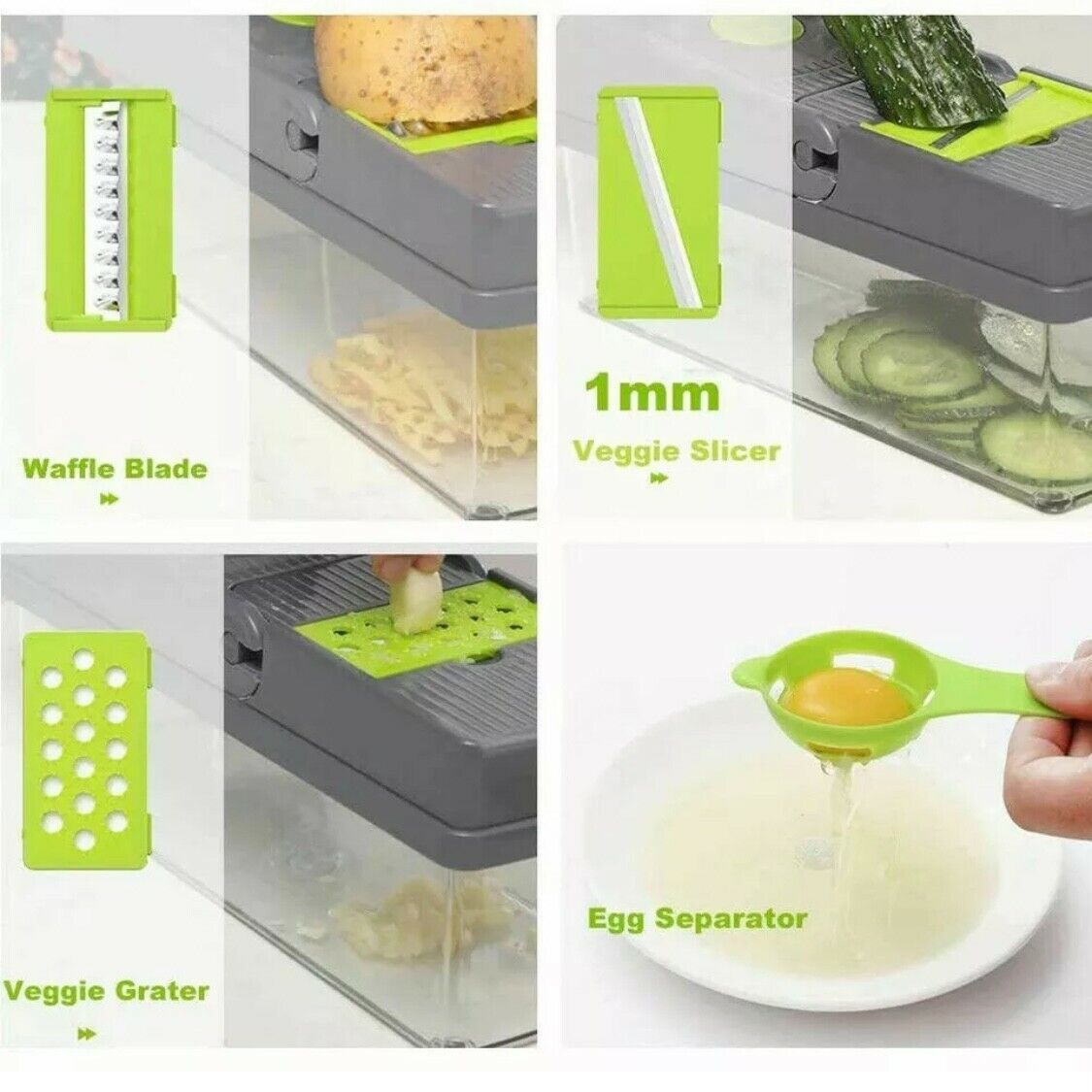 Fruit and vegetable cutter 15 in 1