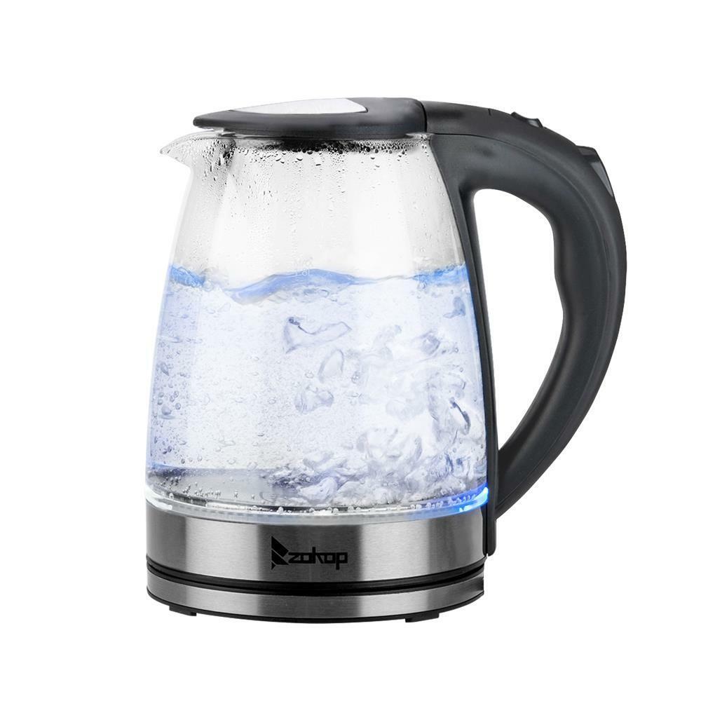 1.8L LED Light Glass Electric Kettle