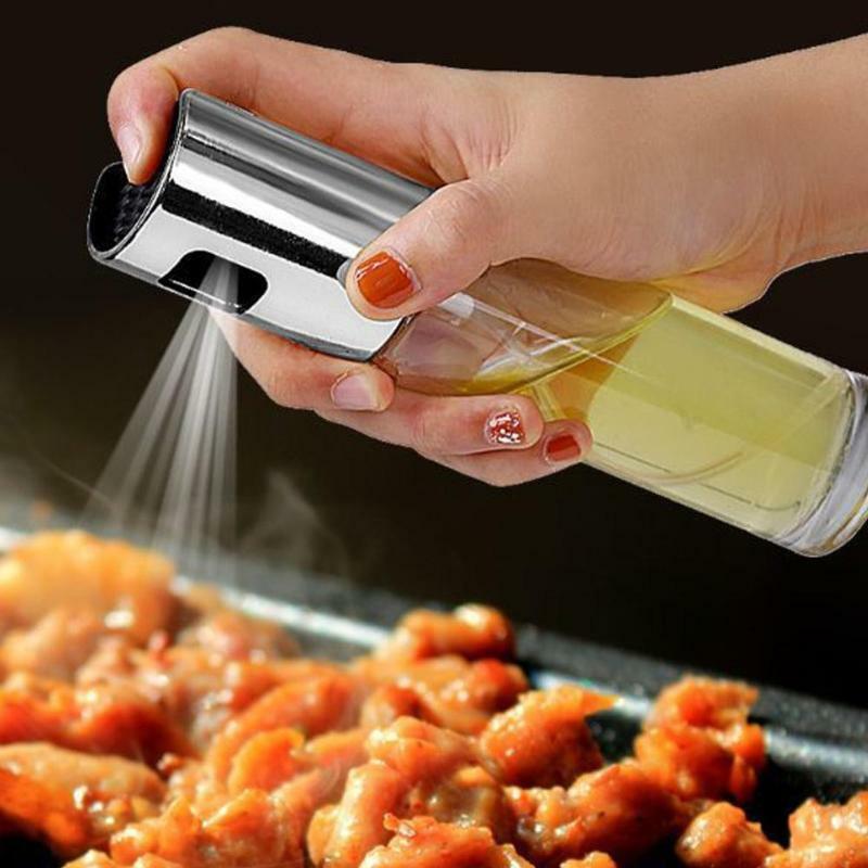 Oil and Vinegar Spray Dispenser, Glass Bottle