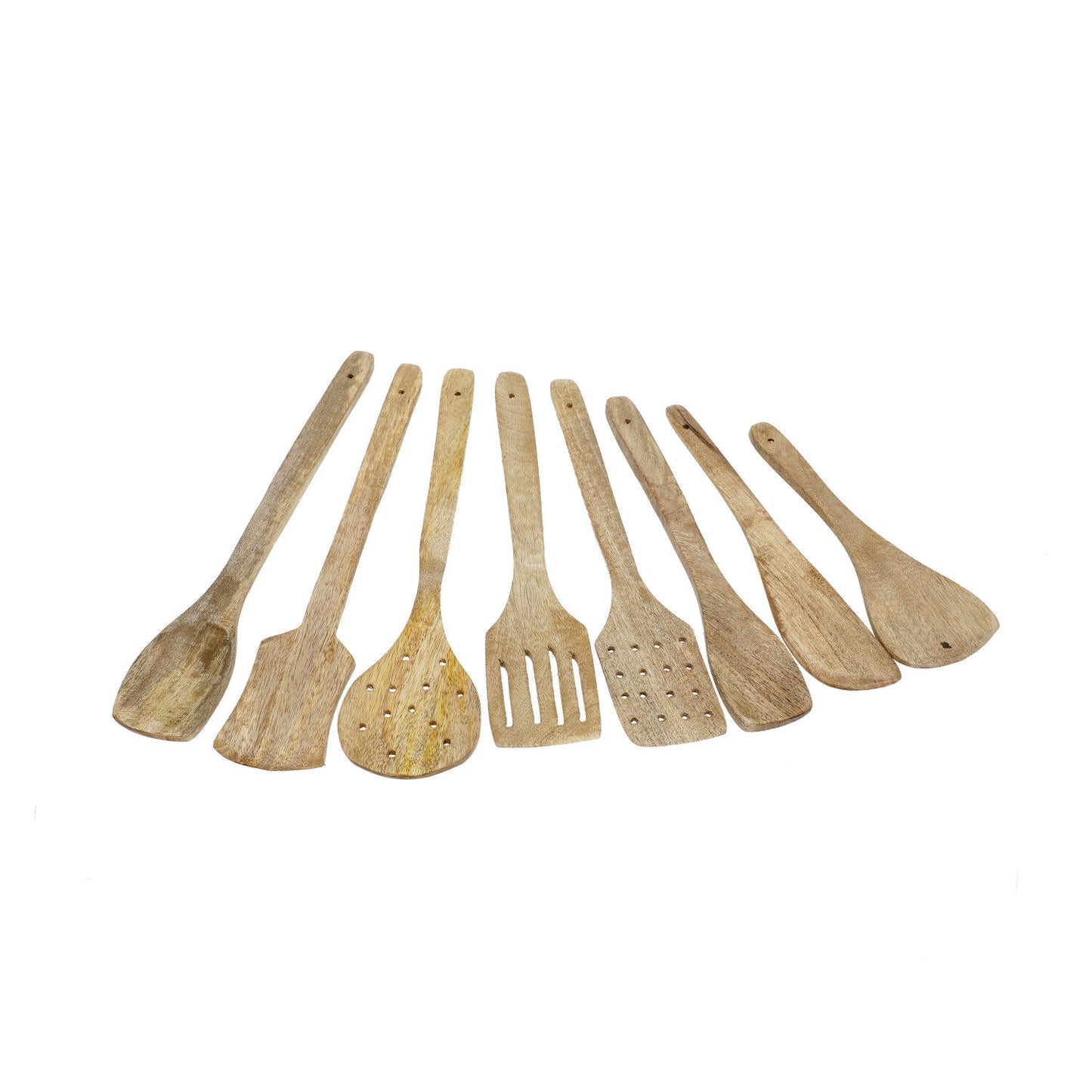 8pcs wooden kitchen cutlery set