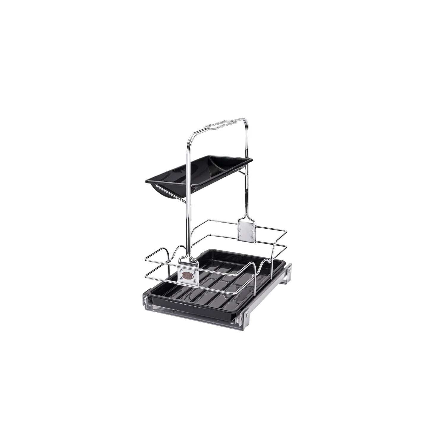 Cleaning supplies rack (silver)