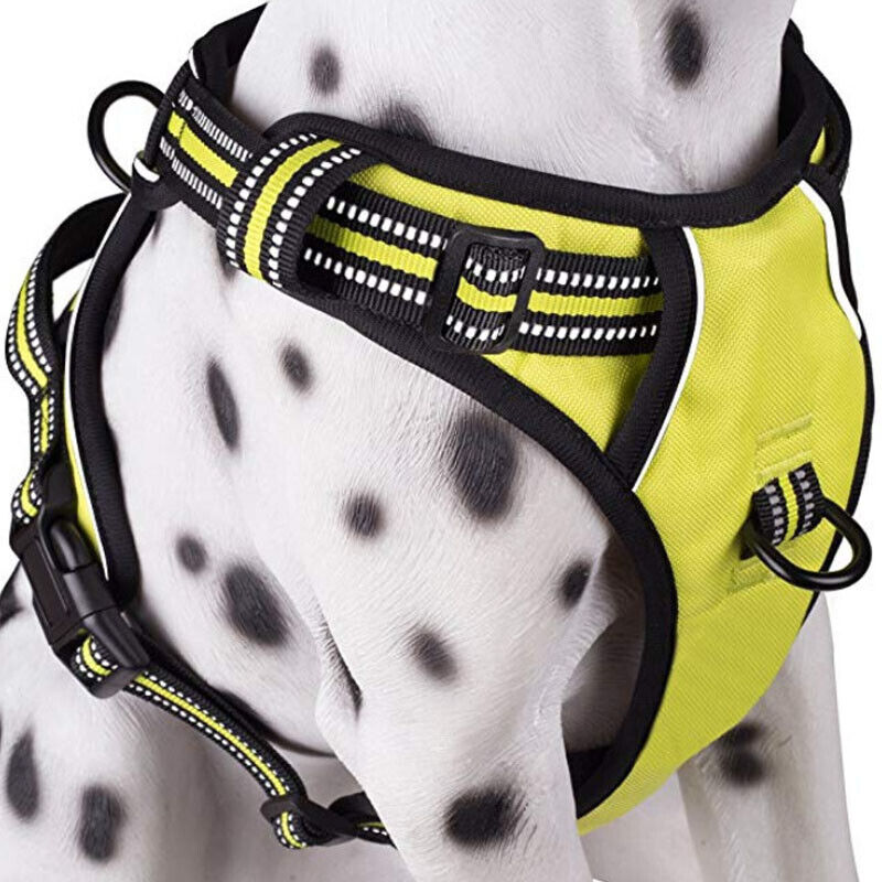 Pet Harness Vest Reflective Color: (Green) Size: XL