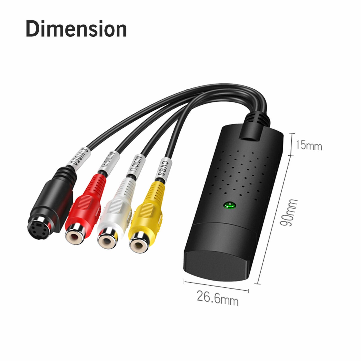 USB 2.0 Audio, Video, VHS, VCR to DVD Adapter