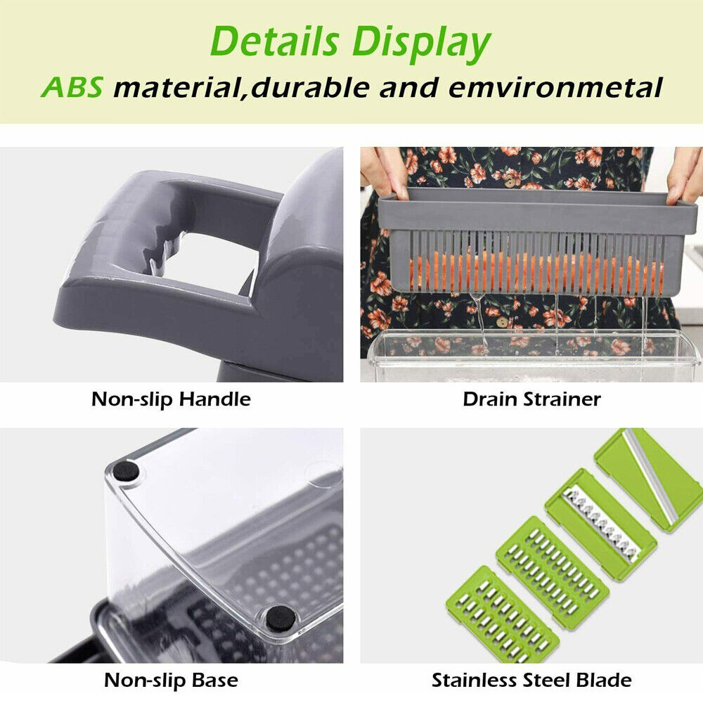 Fruit and vegetable cutter 14 in 1